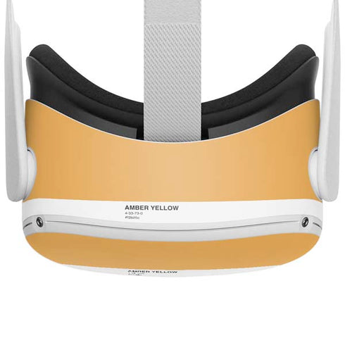 Amber Yellow Oculus Quest 2 Skin
